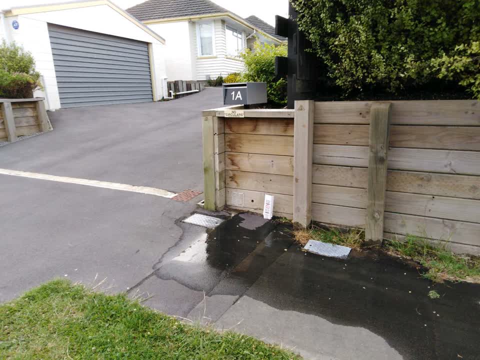 The photograph attached to this water supply report