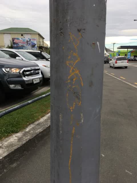 Graffiti, a report photo