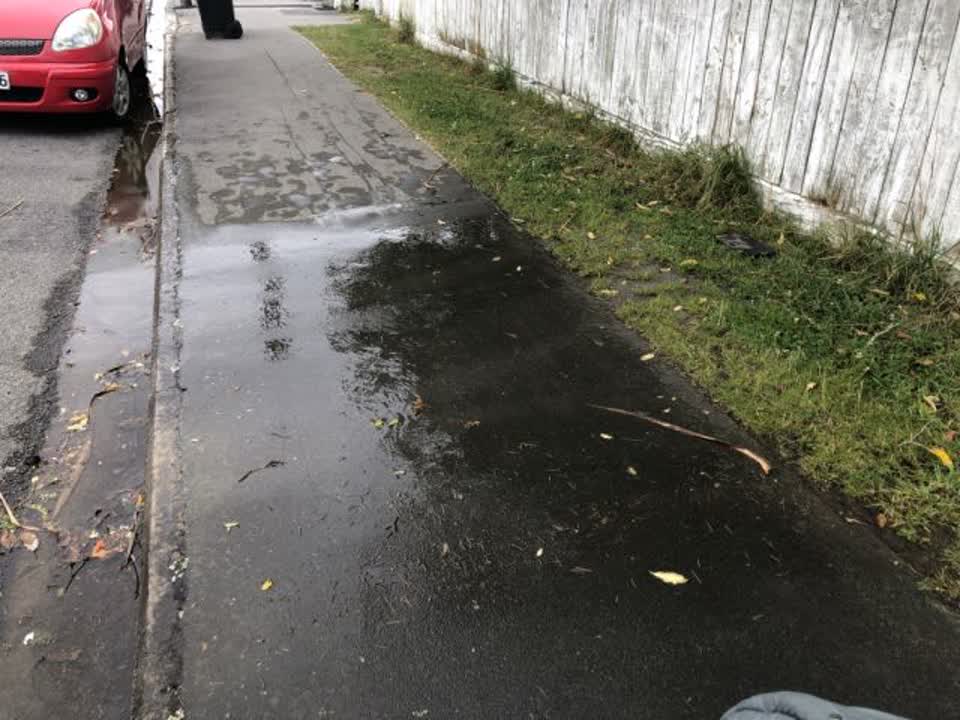 The photograph attached to this water supply report