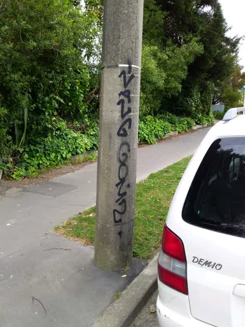 Graffiti, a report photo