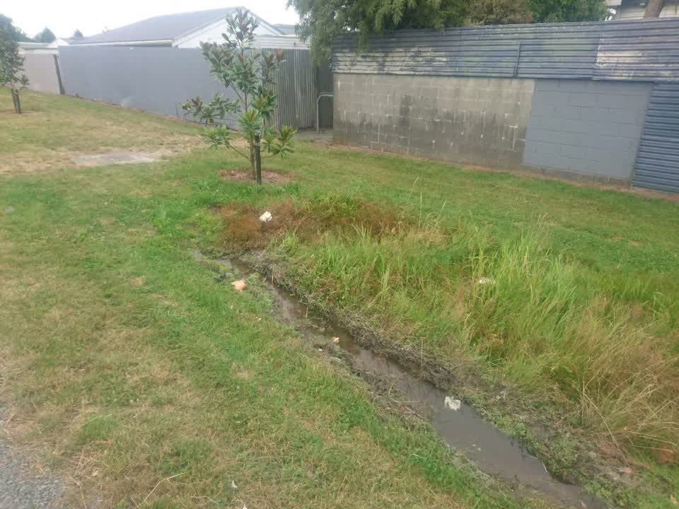 The photograph attached to this wastewater/stormwater report