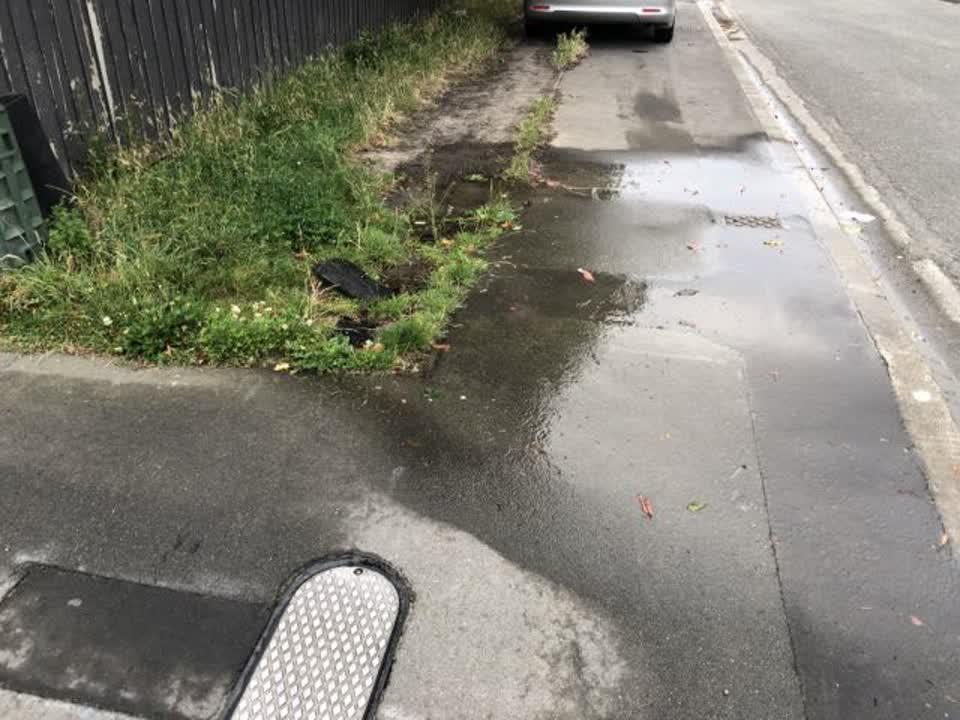 The photograph attached to this water supply report