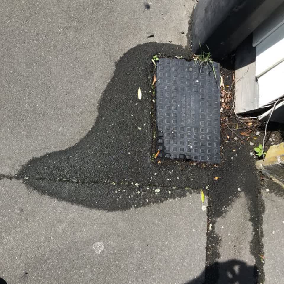 The photograph attached to this water supply report