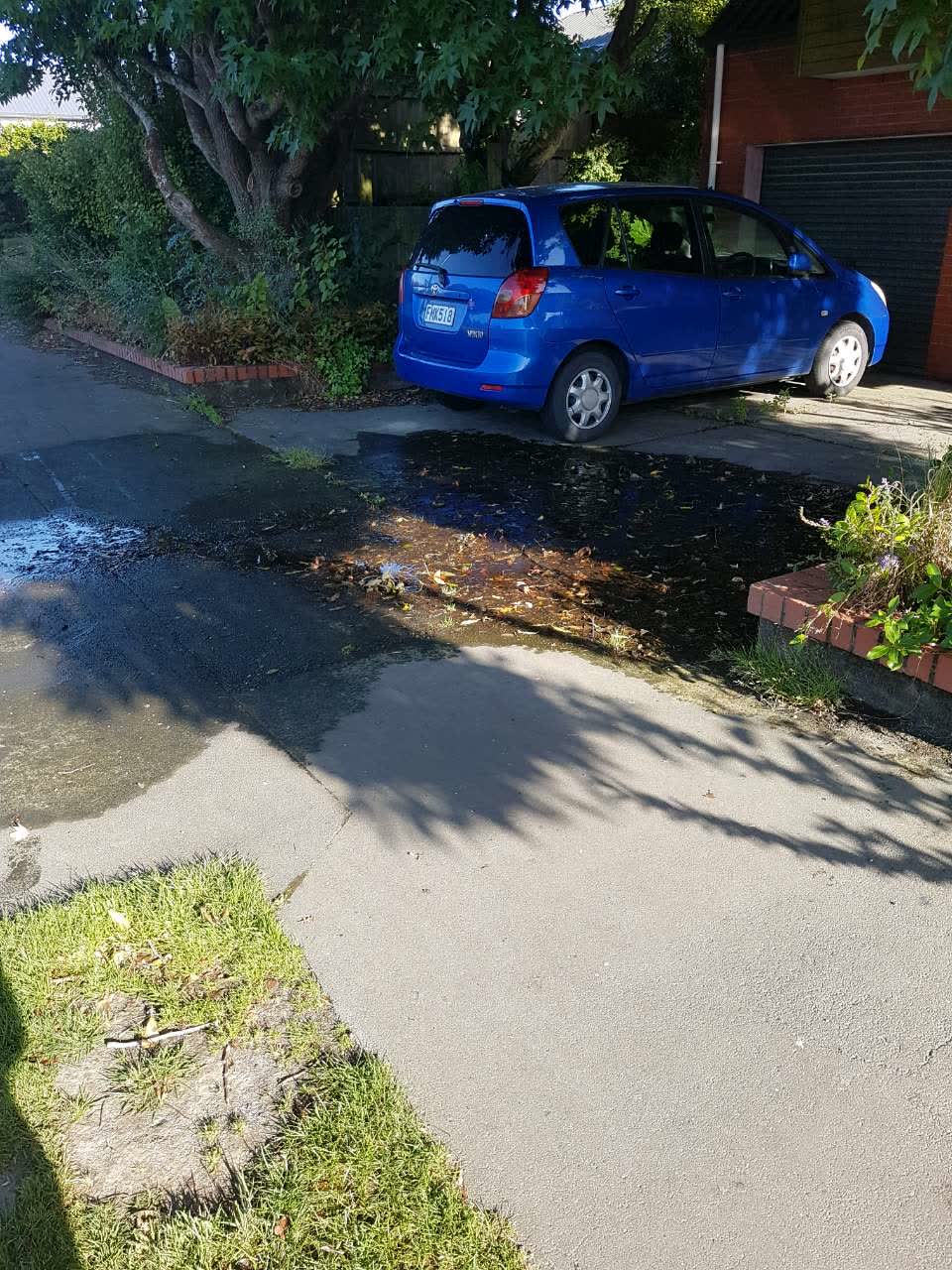 The photograph attached to this water supply report