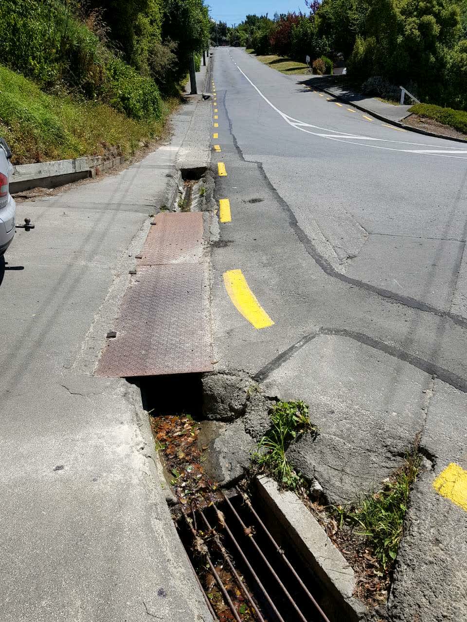 The photograph attached to this wastewater/stormwater report