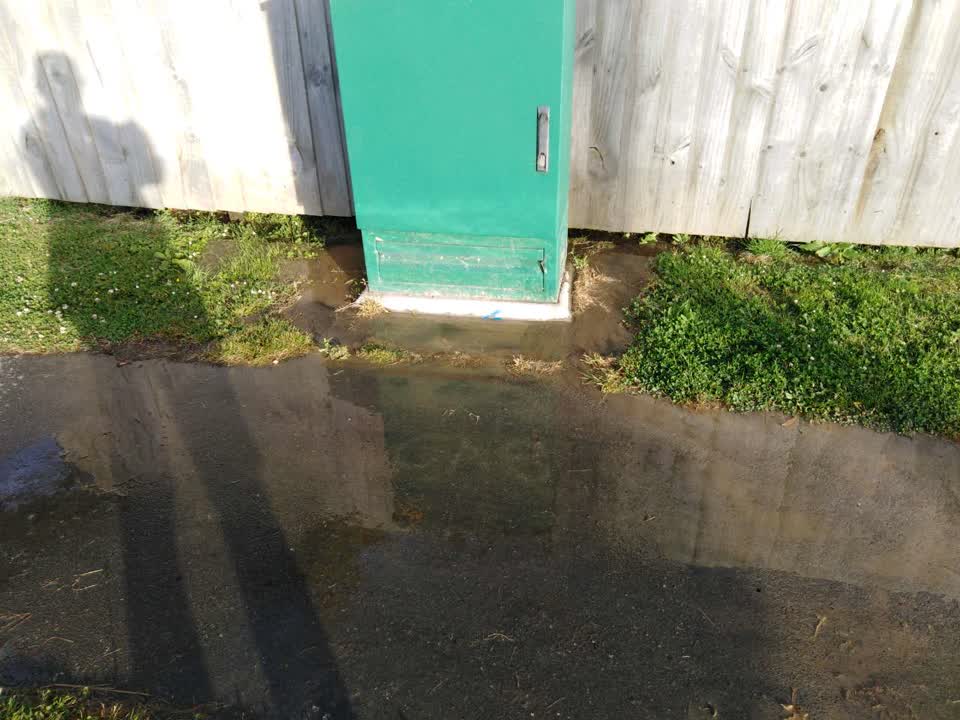 The photograph attached to this water supply report