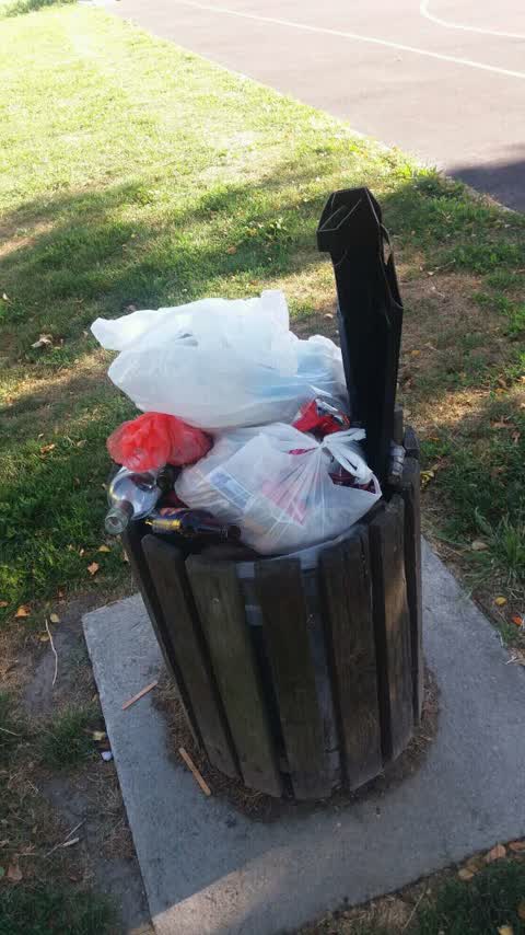 Rubbish/Recycling, a report photo
