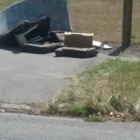 Rubbish/Recycling, a report photo