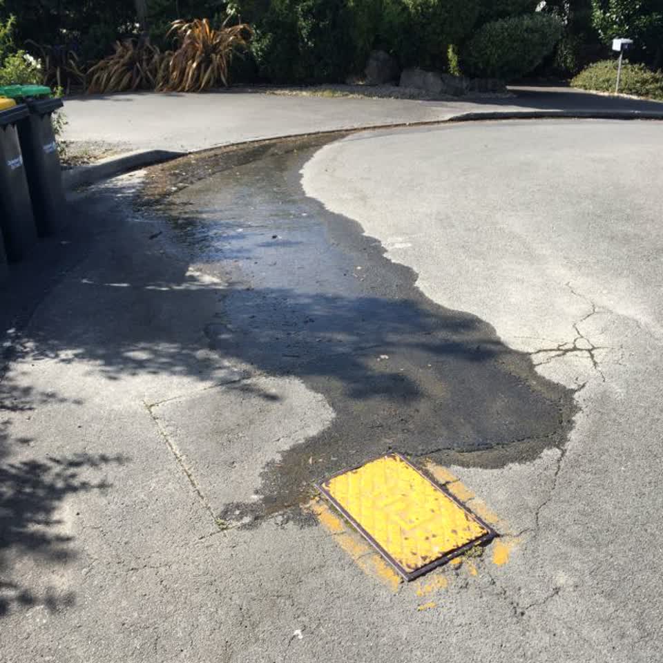 The photograph attached to this water supply report