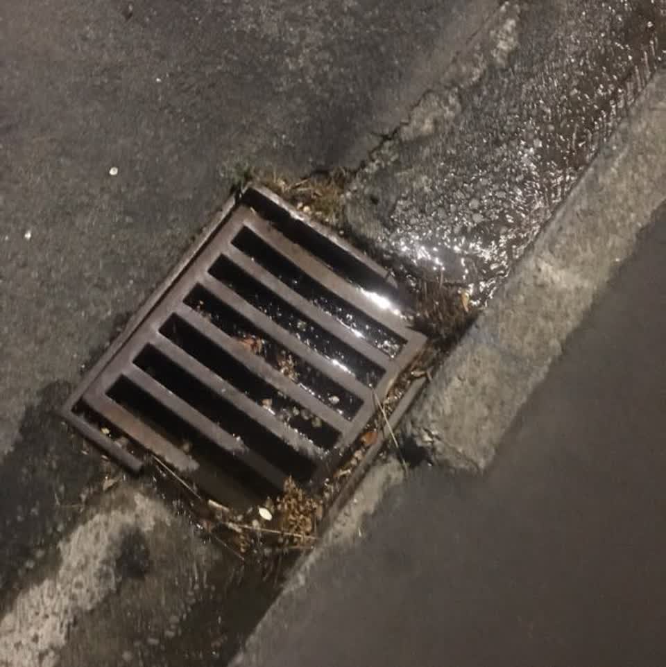The photograph attached to this wastewater/stormwater report