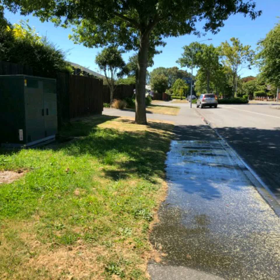 The photograph attached to this wastewater/stormwater report