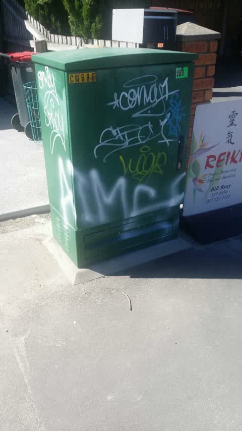 Graffiti, a report photo
