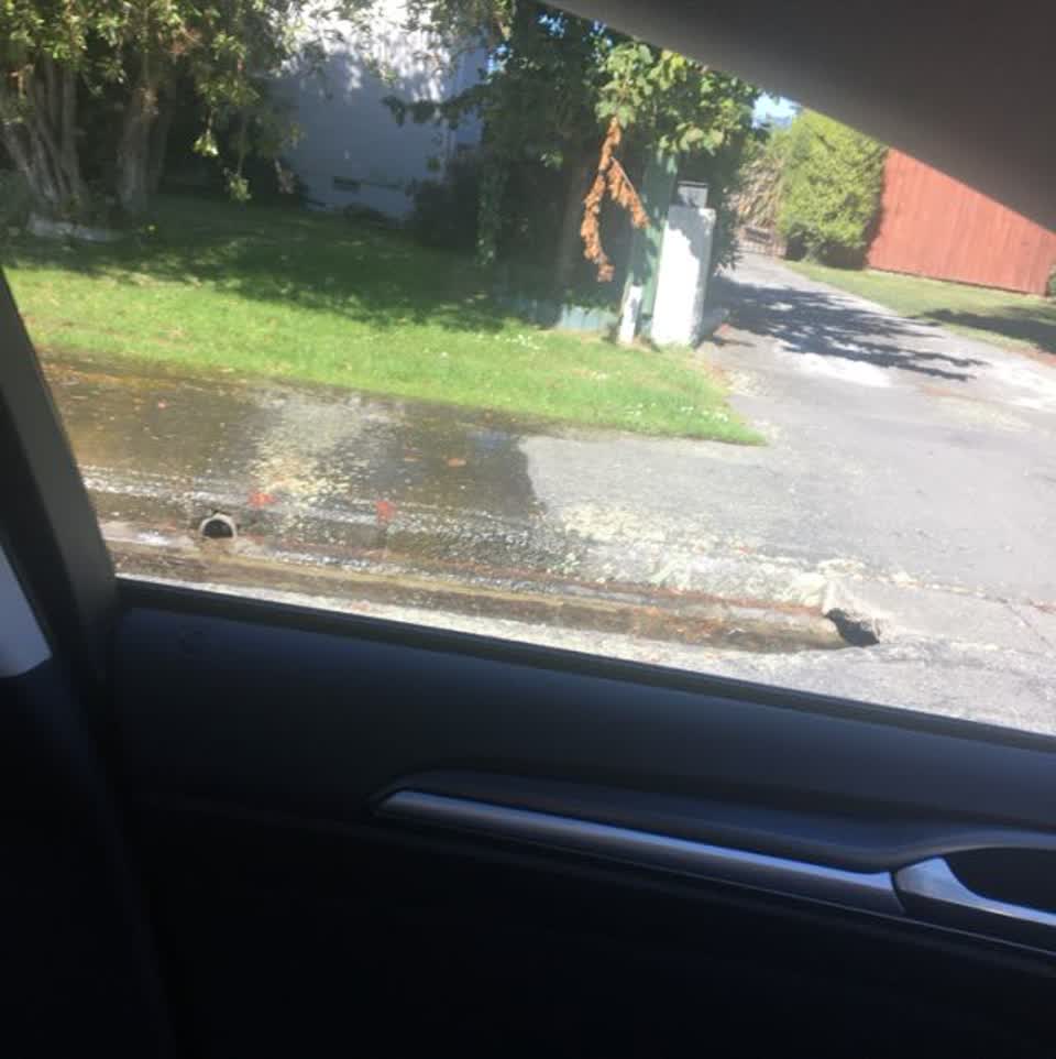 The photograph attached to this water supply report