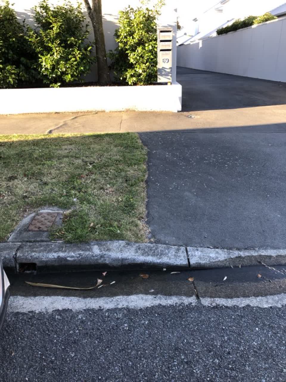 The photograph attached to this wastewater/stormwater report