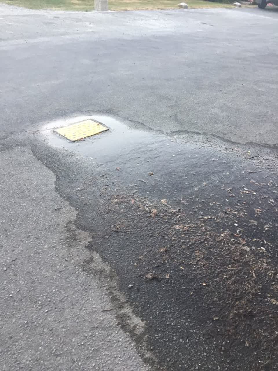 The photograph attached to this water supply report