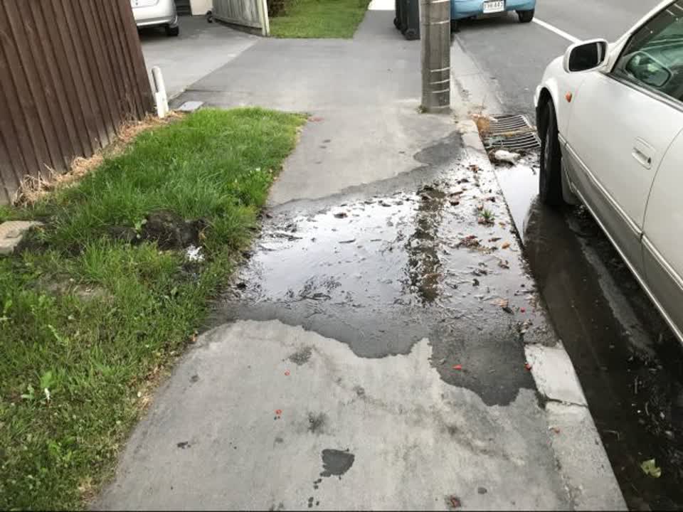 The photograph attached to this wastewater/stormwater report