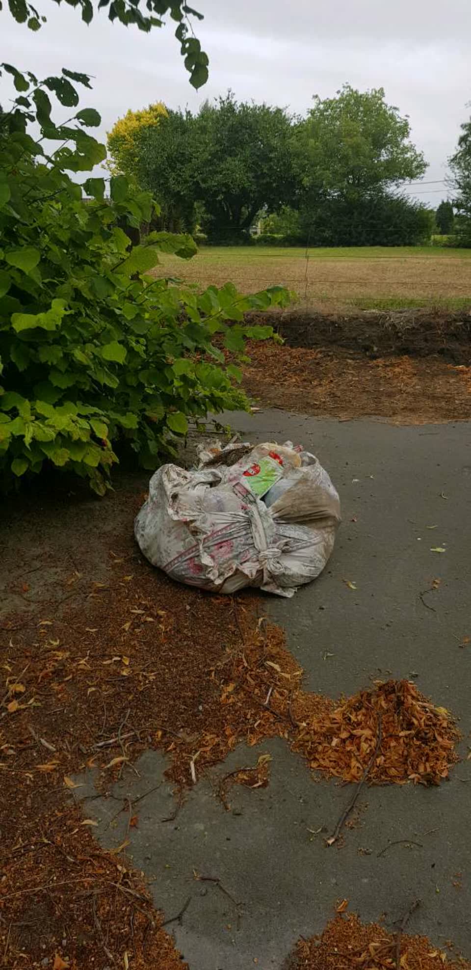 The photograph attached to this rubbish/recycling report