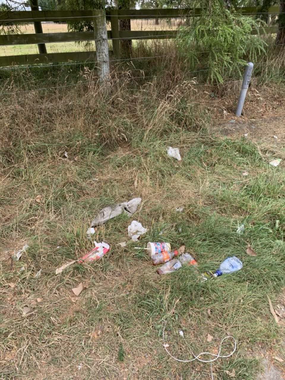 The photograph attached to this rubbish/recycling report