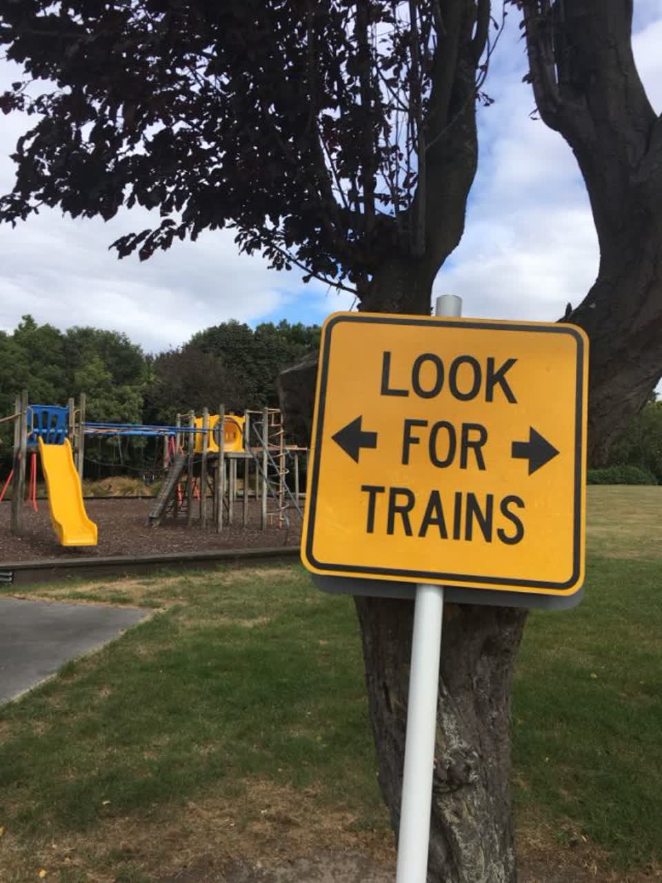 The photograph attached to this parks report