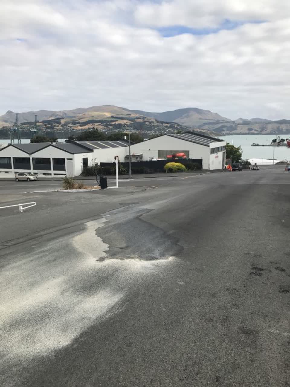 The photograph attached to this water supply report