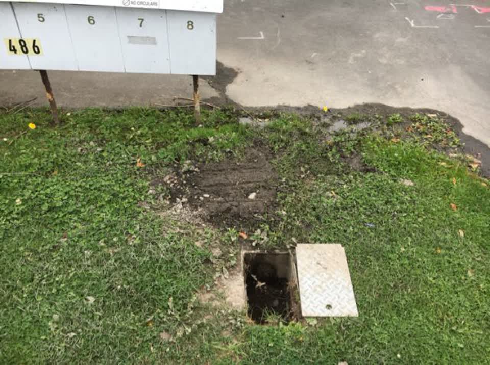 The photograph attached to this water supply report