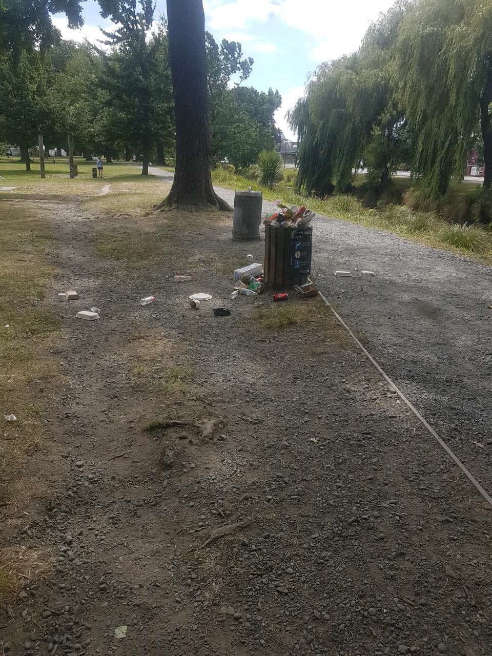 The photograph attached to this parks report