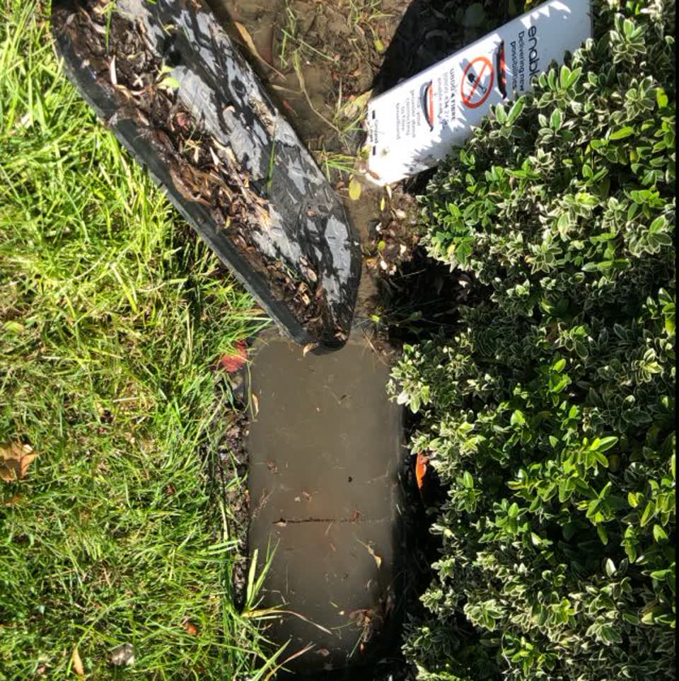 The photograph attached to this water supply report