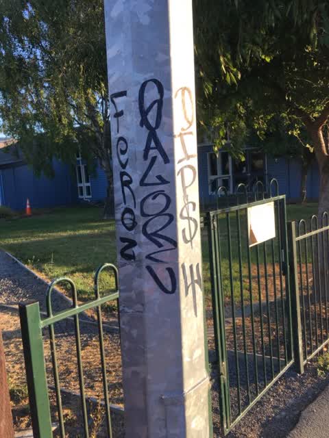 Graffiti, a report photo