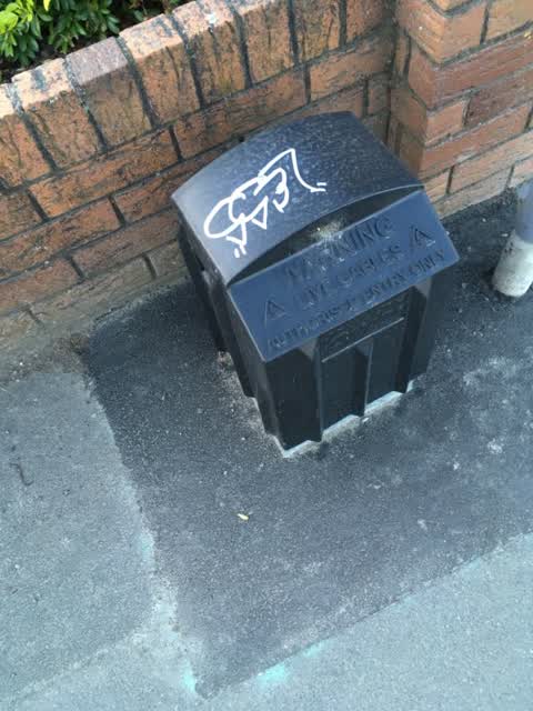 Graffiti, a report photo