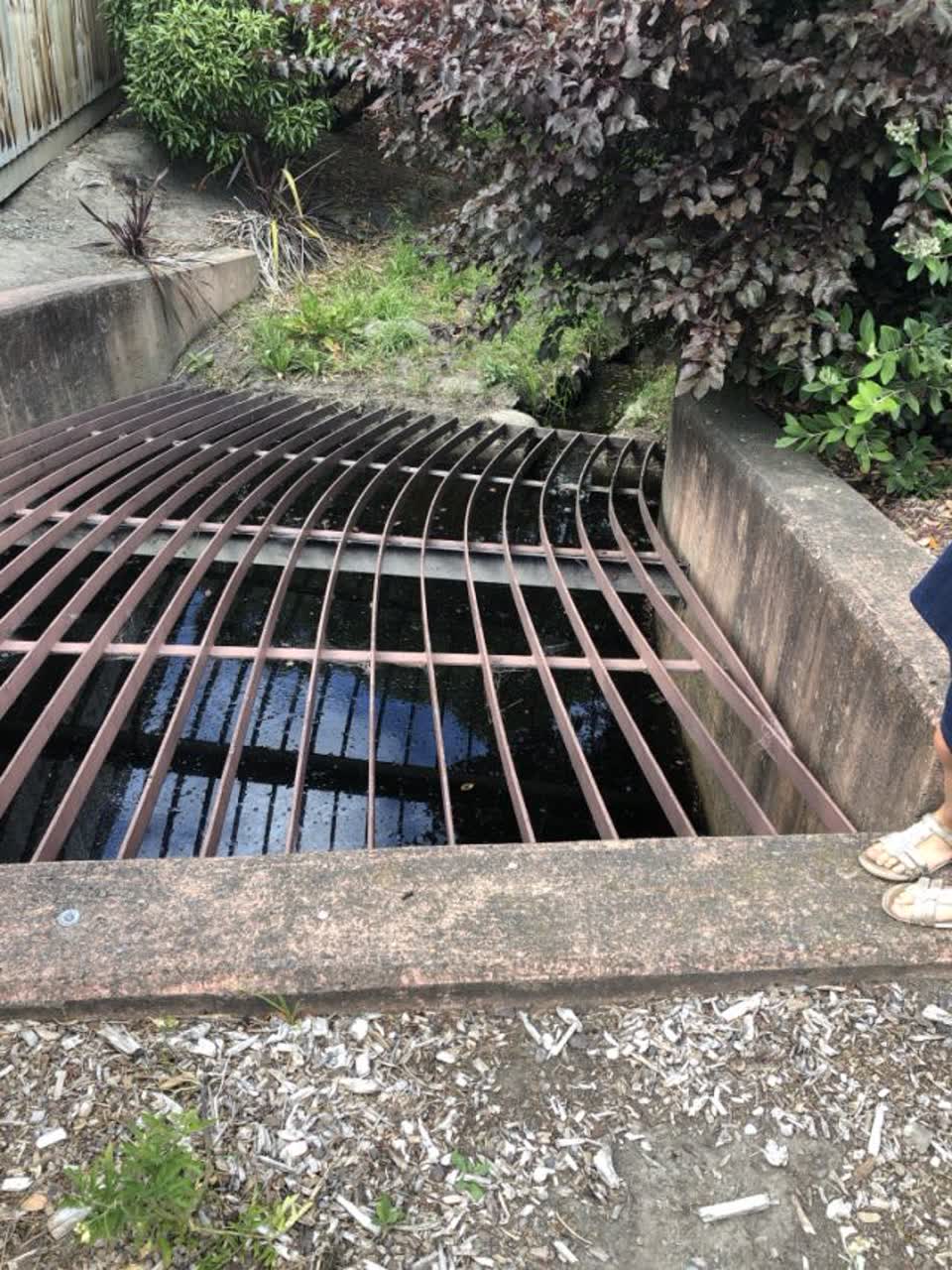 The photograph attached to this wastewater/stormwater report