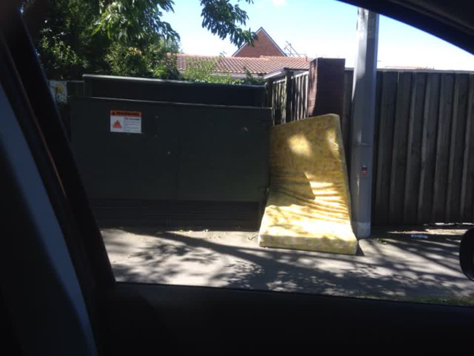 The photograph attached to this rubbish/recycling report