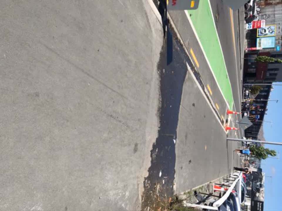 The photograph attached to this flooding report