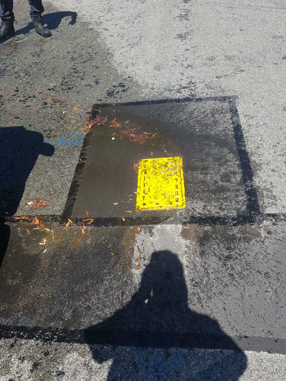The photograph attached to this water supply report