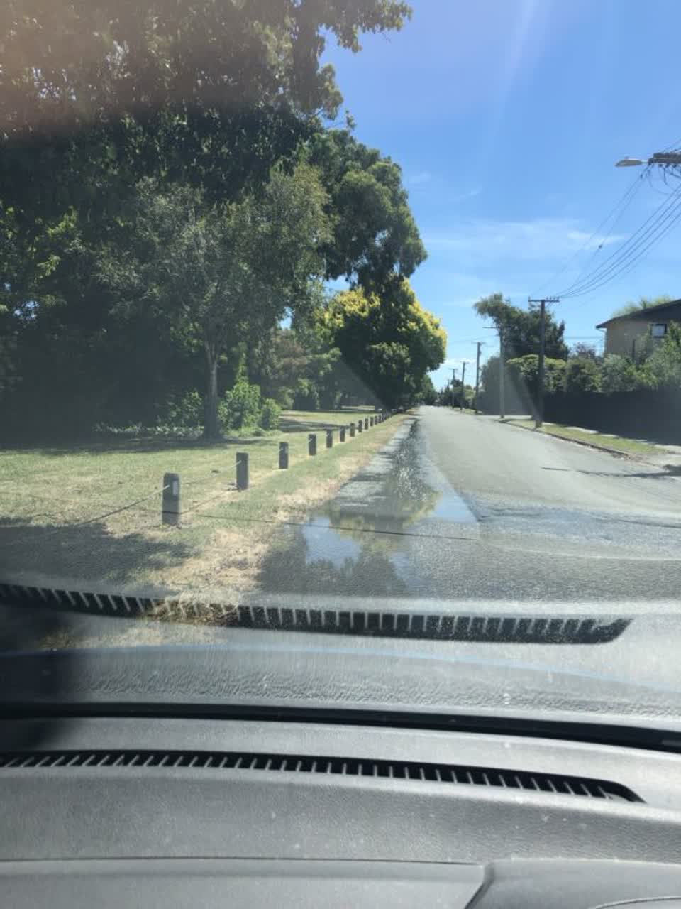 The photograph attached to this wastewater/stormwater report