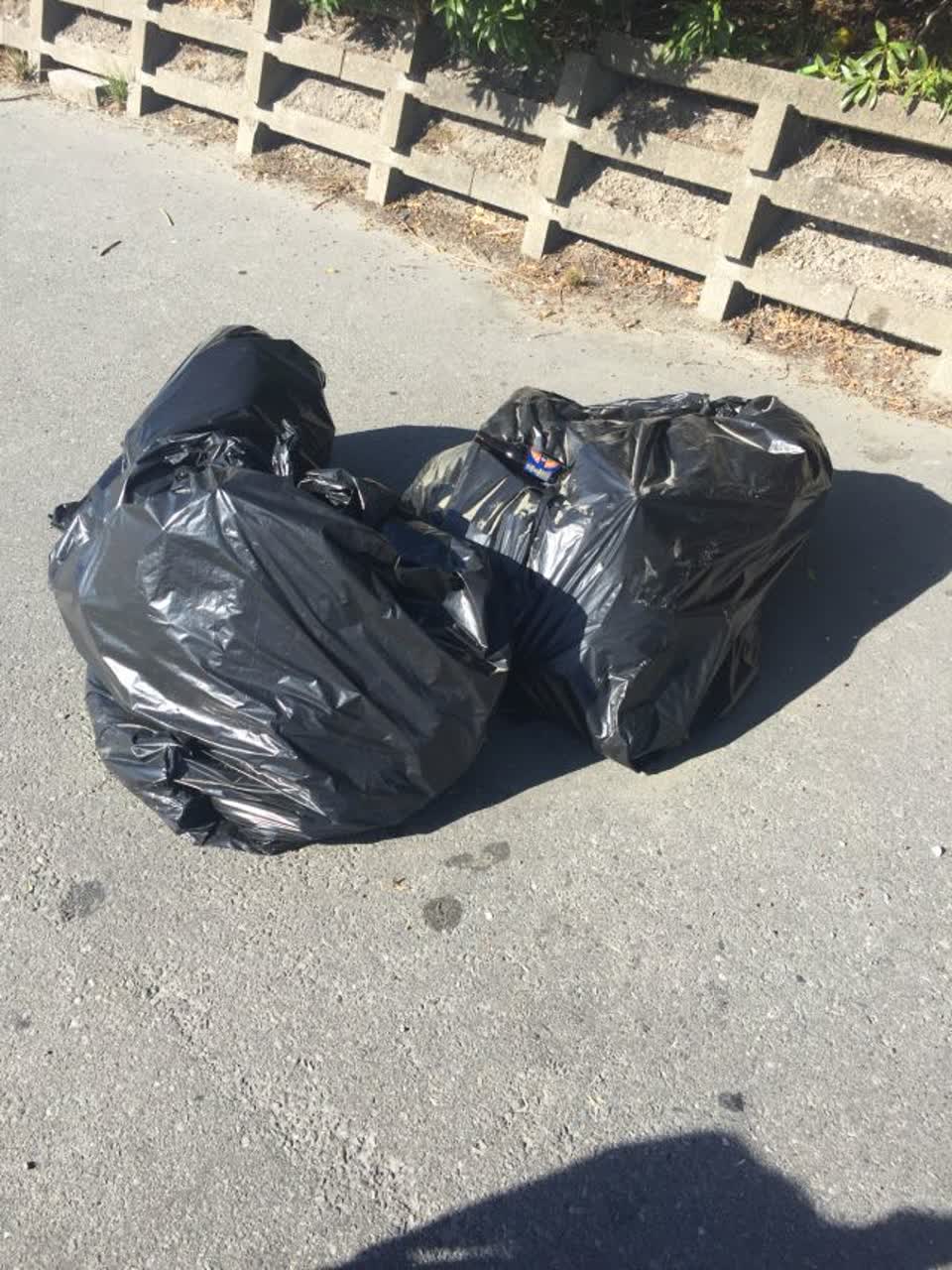 The photograph attached to this rubbish/recycling report