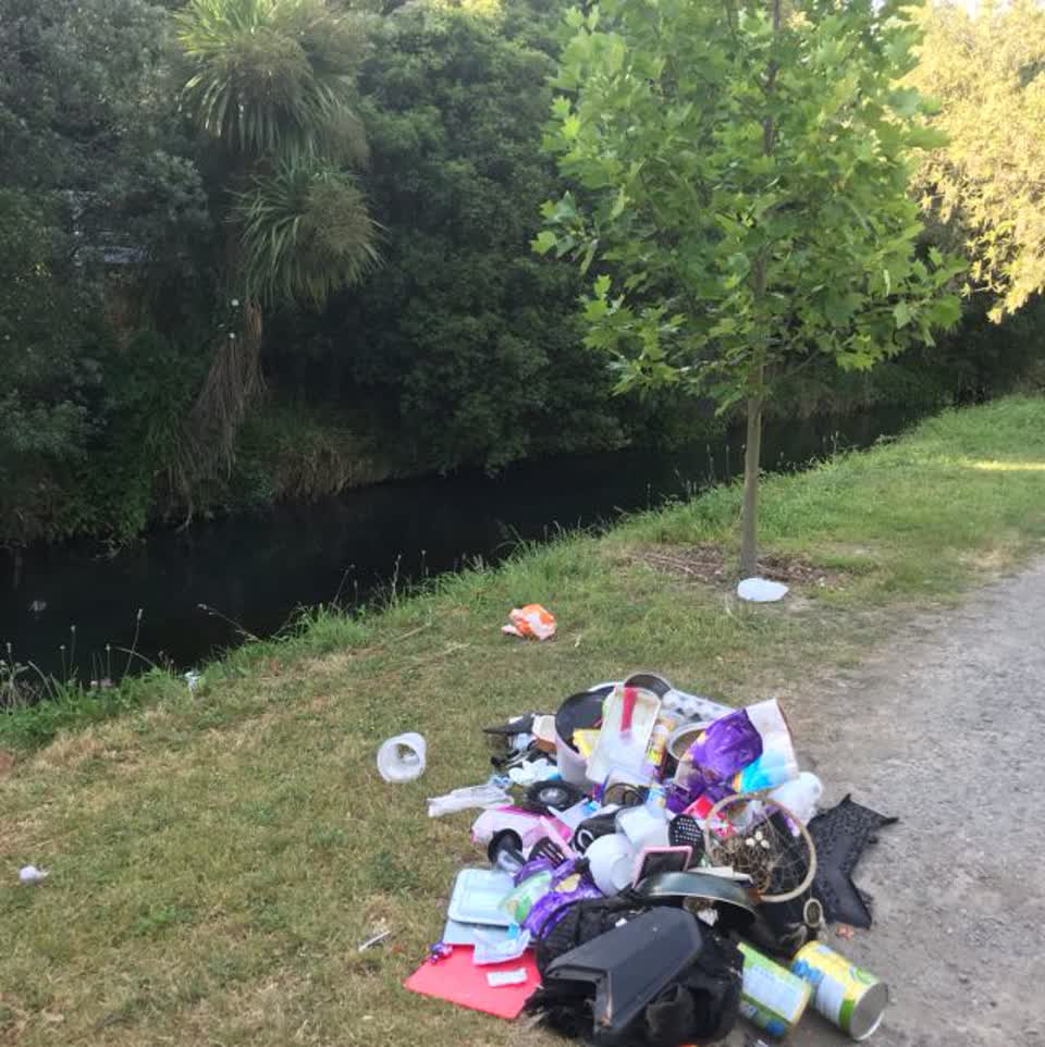 The photograph attached to this rubbish/recycling report