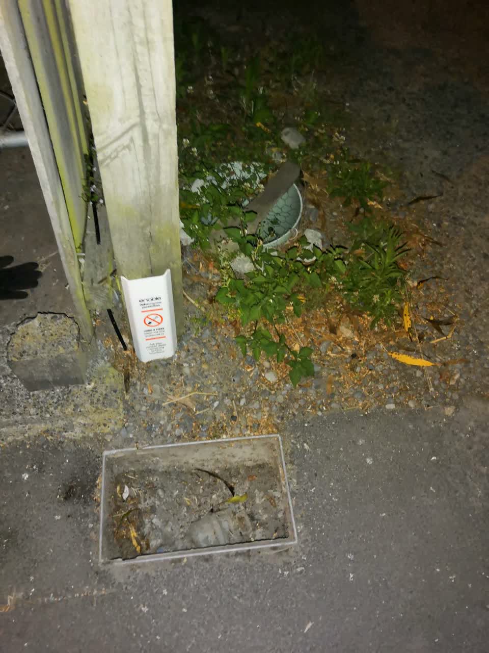 The photograph attached to this wastewater/stormwater report