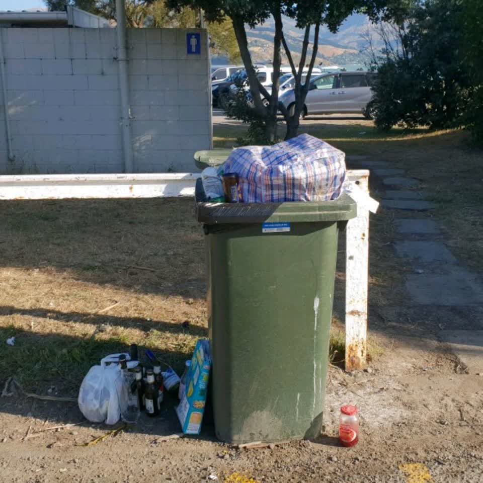 The photograph attached to this rubbish/recycling report