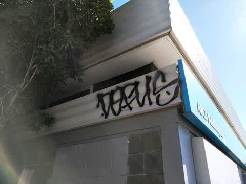 Graffiti, a report photo