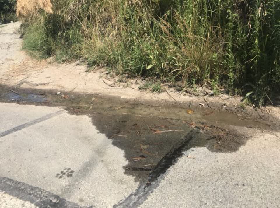 The photograph attached to this water supply report