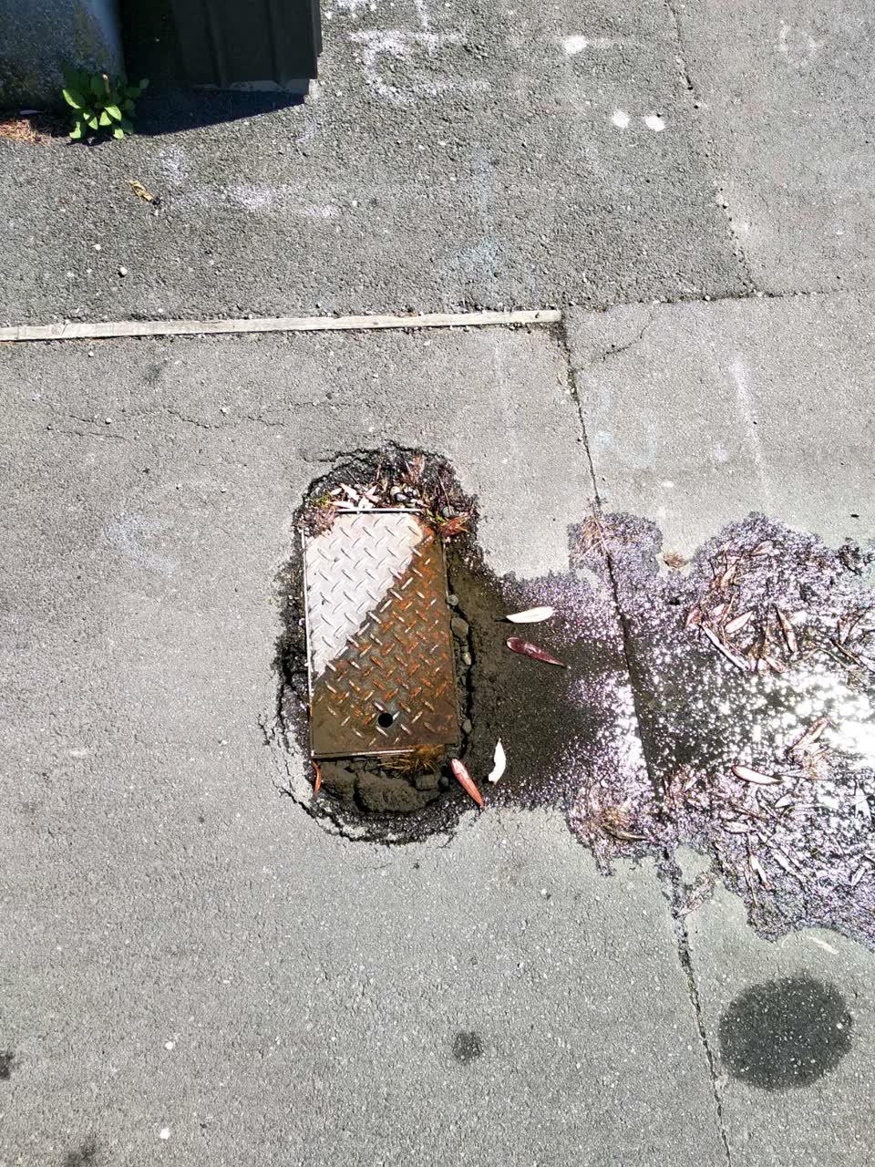 The photograph attached to this water supply report