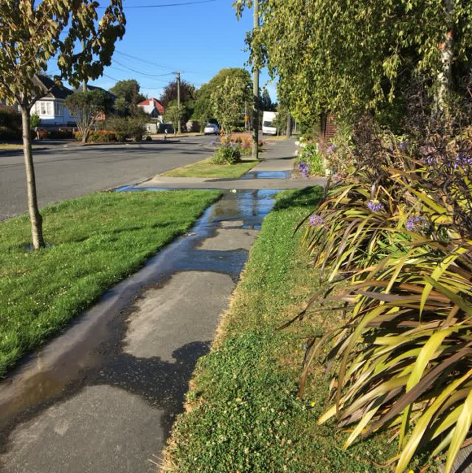 The photograph attached to this water supply report