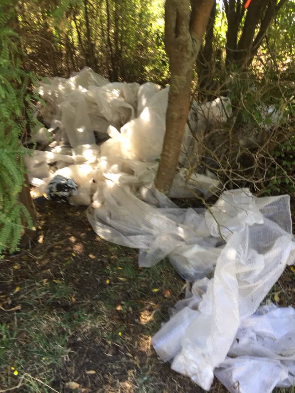 The photograph attached to this rubbish/recycling report