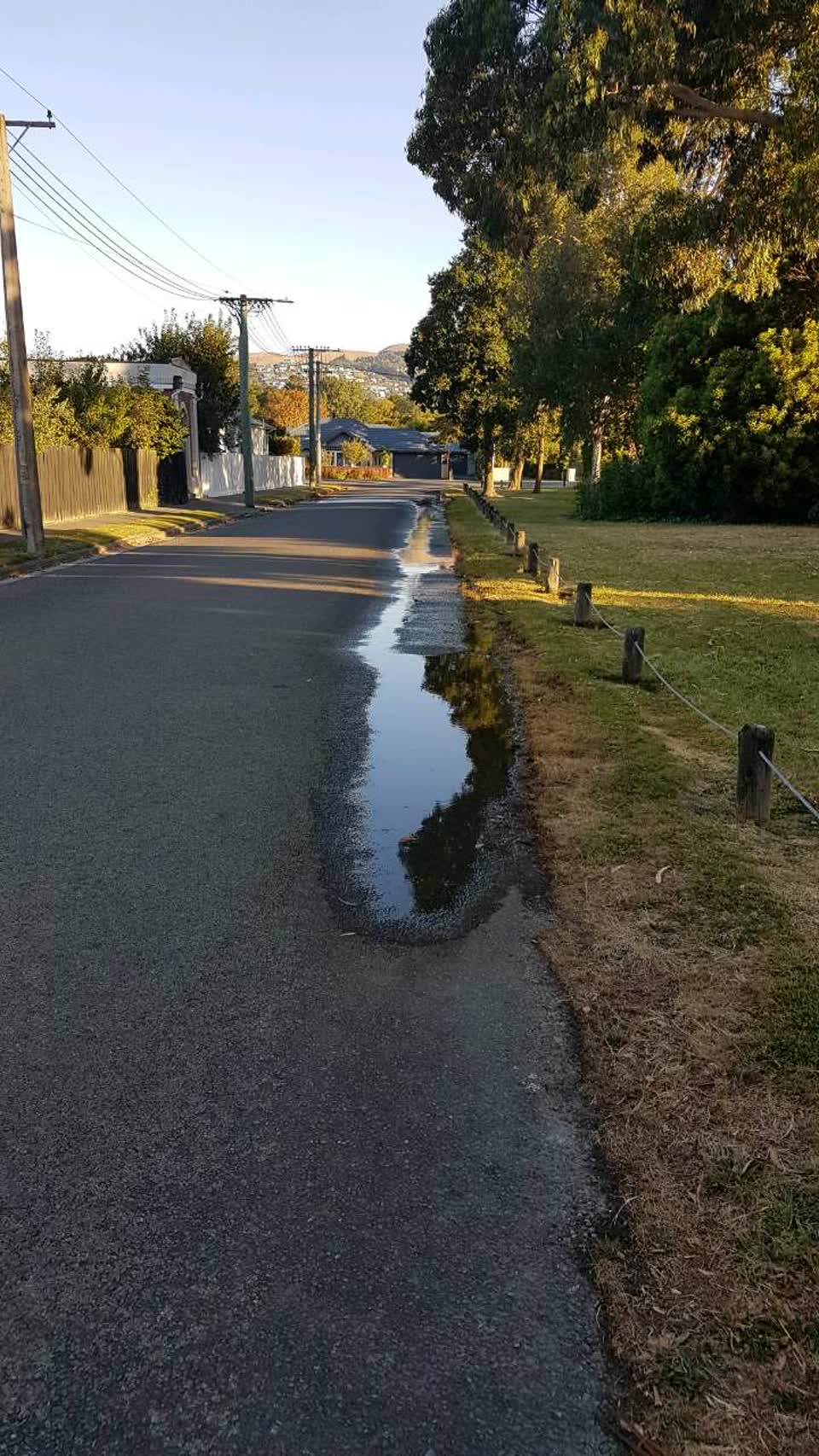 The photograph attached to this water supply report