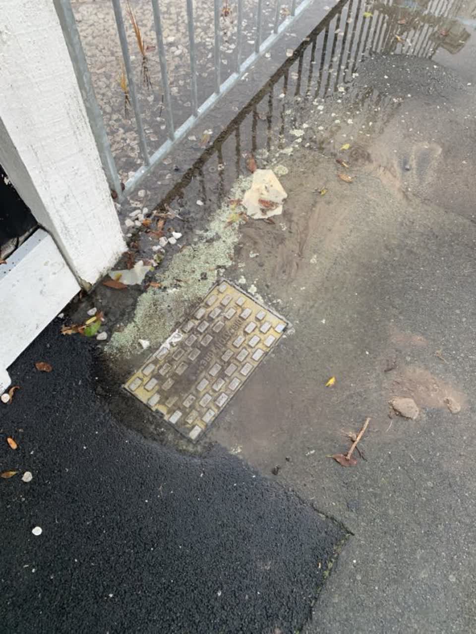 The photograph attached to this wastewater/stormwater report