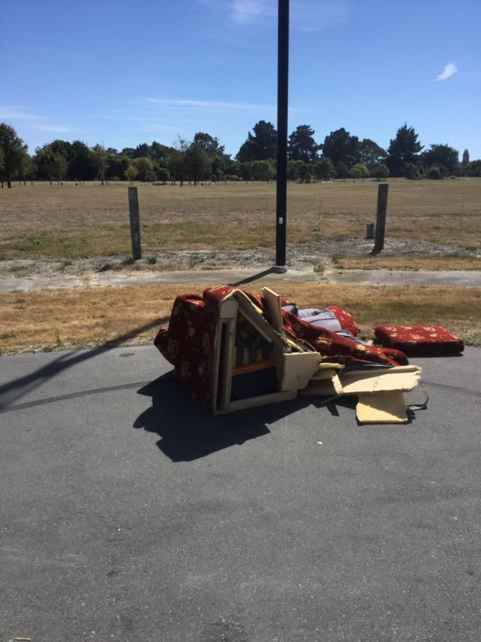 The photograph attached to this rubbish/recycling report