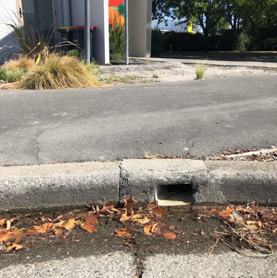 The photograph attached to this wastewater/stormwater report