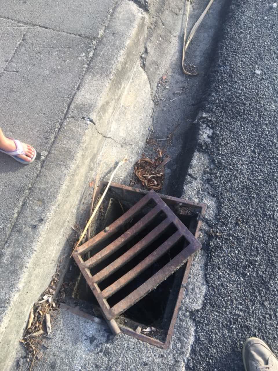 The photograph attached to this wastewater/stormwater report