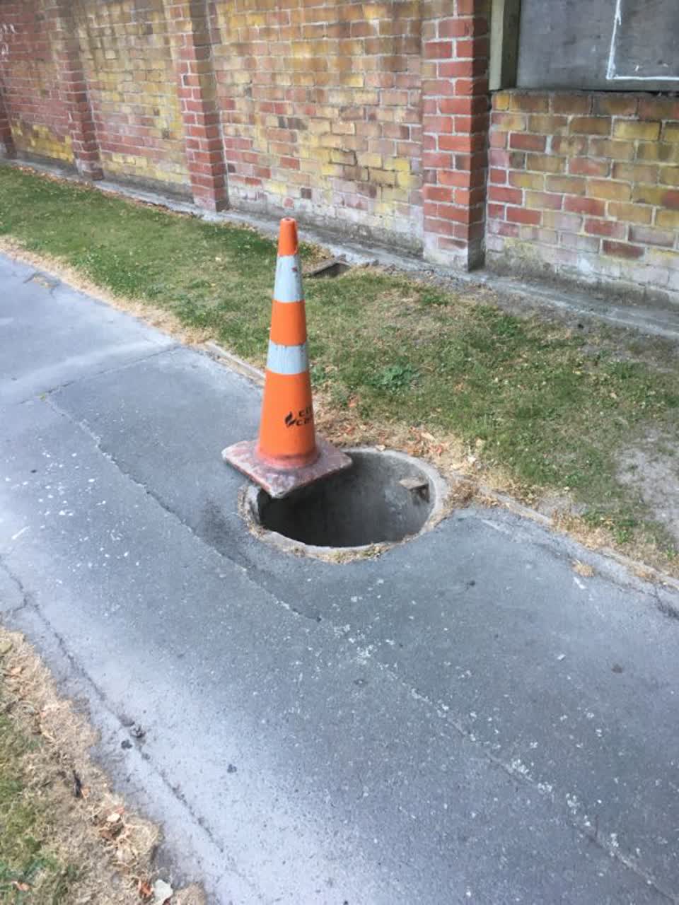 The photograph attached to this wastewater/stormwater report