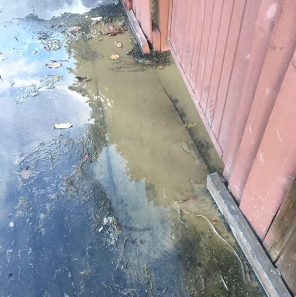 The photograph attached to this water supply report